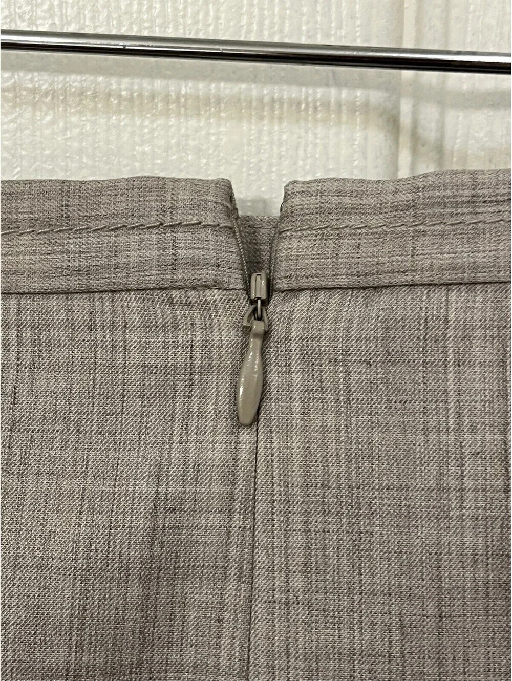 Patagonia Women's Skirt Blazer Suit Set Sz 14 Beige Classic Business Wool Blend